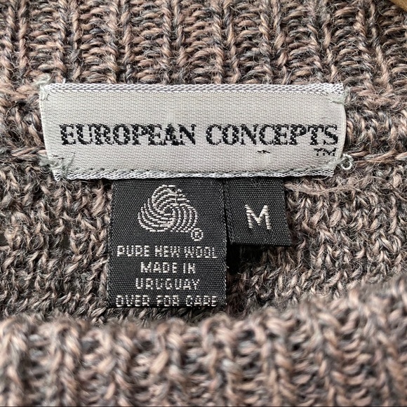 Vintage Pure New Wool Chunky Knit Sweater - Picture 6 of 14